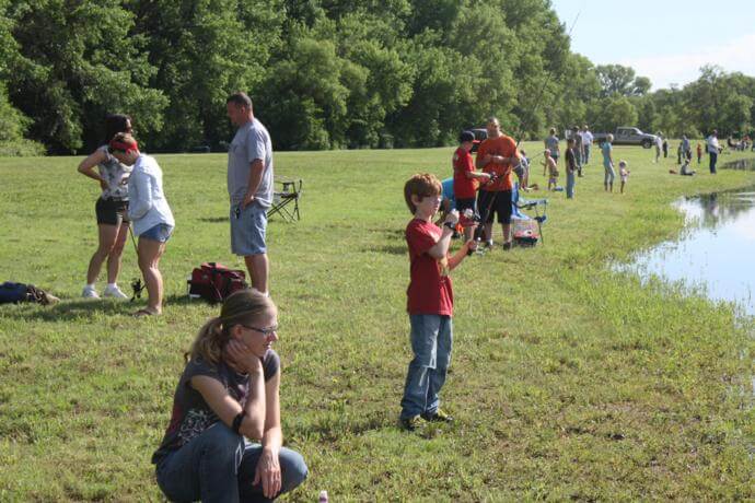 <p>WAITING FOR THE BITE</p>